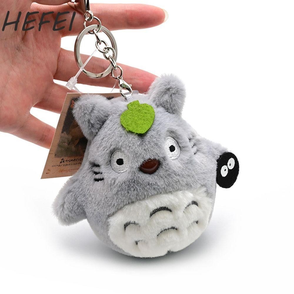 Totoro Đồ Chơi Sang Trọng Trẻ Em Mềm Mini Totoro Móc Khóa Búp Bê Sang Trọng Mềm Đồ Chơi Vòng Chìa Khóa Màu Xám & Xanh Nhồi Bông Sang Trọng Totoro Búp Bê