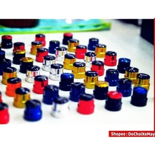 Ốc chụp chân kiếng màu Nhôm cnc 10li cho mọi dòng xe