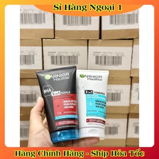 [MẪU MỚI] Sữa rửa mặt Garnier Hautklar 3in1 Đức -Date mới đủ Bill