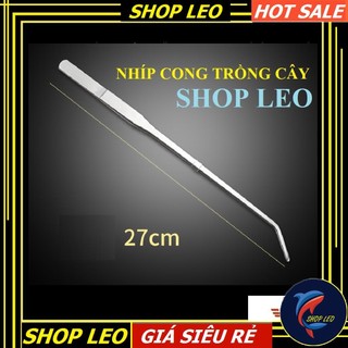 Nhíp cong trồng cây thủy sinh 27cm - nhíp cắm cây thủy sinh - Dụng cụ set hồ thủy sinh - hồ cá cảnh
