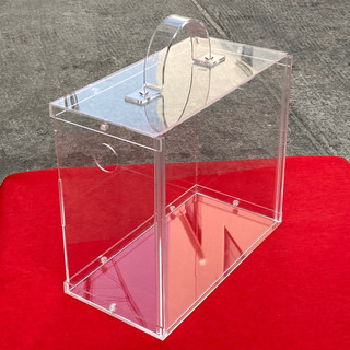  Acrylic Hộp vali mica cắm hoa dạng lắp ráp - Hộp vali hoa khô-Hộp đựng quà tặng 