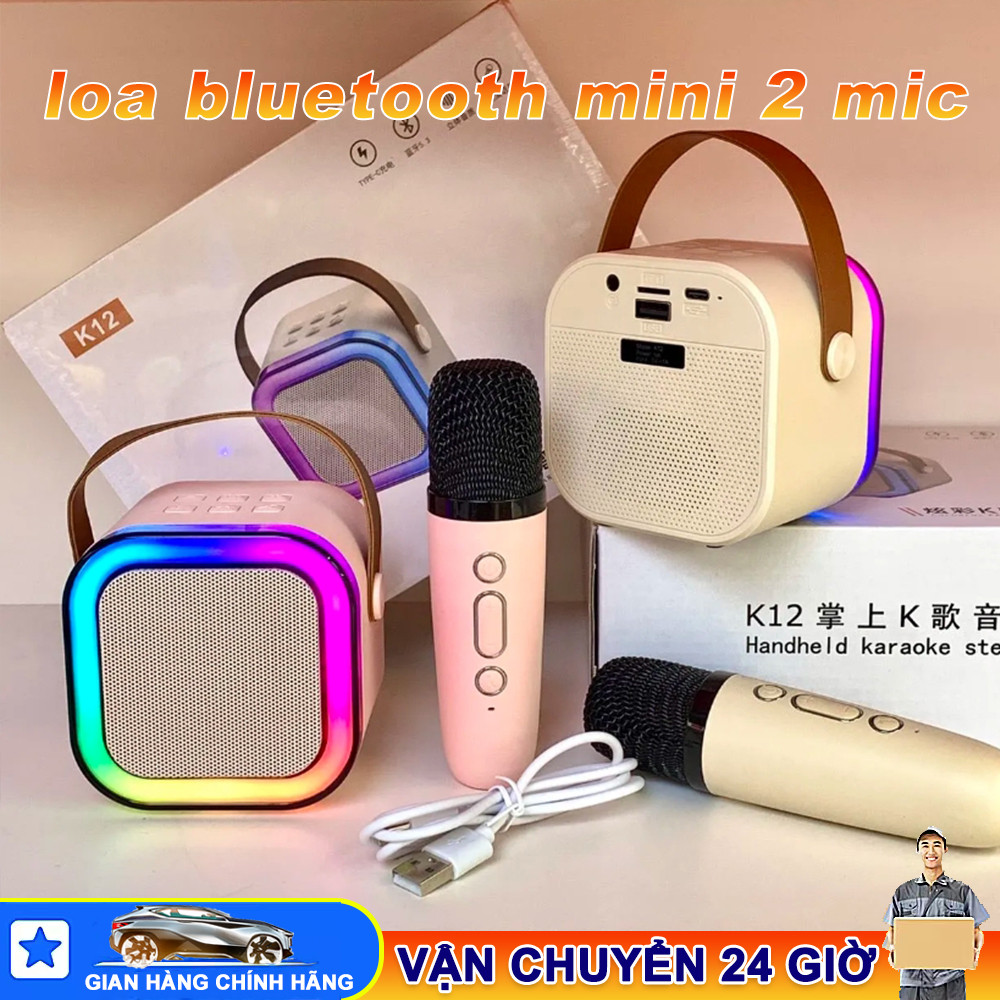 Bộ Loa Bluetooth, loan hát karaoke, loa bluetooth hát karaoke, loa hát karaoke mini, loa bluetooth m