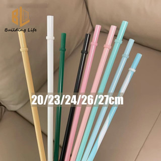 Ống hút cỡ nòng 7mm Thích hợp cho cốc Starbucks Ống hút nhựa rắn Ống hút mùa hè Cốc thay thế mảnh chống rơi Ống hút tái sử dụng
