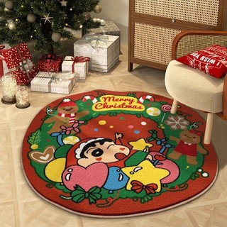 Crayon Shin-chan Thảm trải sàn Ins Trang trí thời trang Thảm trải sàn Giáng sinh Đồ dùng gia đình