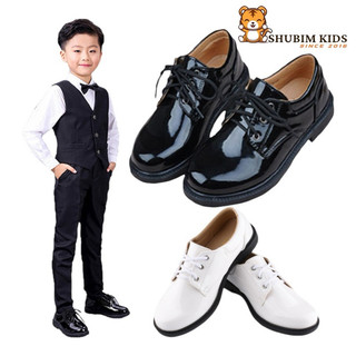 [Mẹ ShuBim] -GY03- Giày Da Bé Trai Phong Cách Anh Quốc Phong Cách Mới Học Sinh Trẻ Em Giày Bé Trai Biểu Diễn