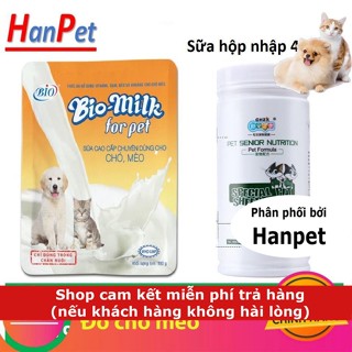 Sữa BIO milk cho chó mèo (2 loại) Loại sữa bột Biomilk dùng để nuôi chó mèo sơ sinh