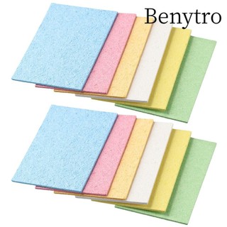 12 Miếng bọt biển nén, Miếng bọt biển nhà bếp Cellulose có thể phân hủy sinh học, Miếng bọt biển làm sạch nhiều màu đa năng tự nhiên dễ sử dụng cho nhà bếp, phòng tắm và bề mặt