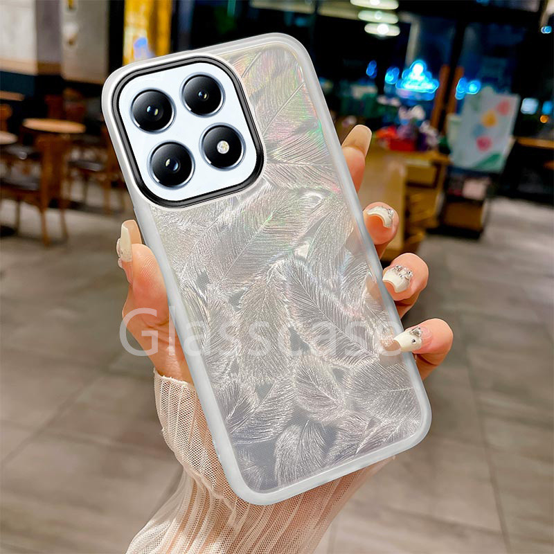 Ốp Lưng Cho Xiaomi 14 13 T pro 14T 14Tpro 13T 13Tpro Mi14T Mi14Tpro 5G 2024 Vỏ Lông Cô Gái Dễ Thương TPU Slim Silicone Mềm Lấp Lánh Bling Chống Sốc Vỏ Điện Thoại