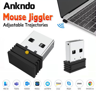 Ankndo Virtual Mouse Jiggler Chuột Usb không thể phát hiện được với nút chuyển đổi Máy tính chuột tự động hoàn toàn