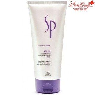 Dầu xả chăm sóc tóc hư tổn SP WELLA Repair Conditioner 200ml 