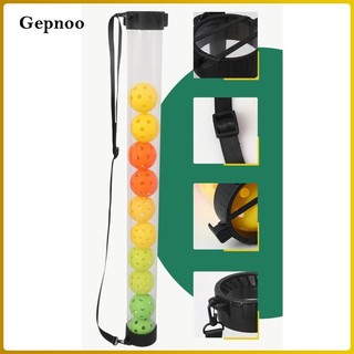 Ống Pickleball Pickup Gepnoo có dây đeo vai, công cụ bán tải trong suốt dung tích lớn