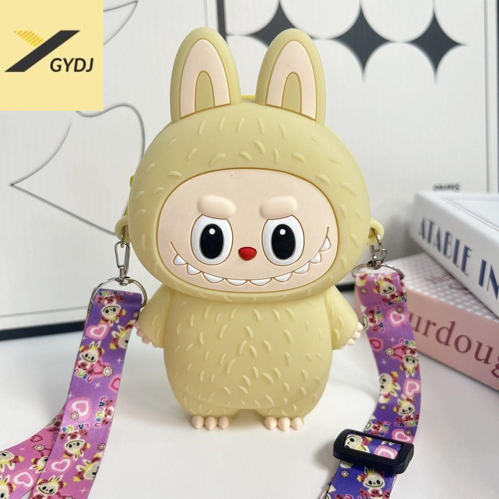 túi đeo chéo nữ labubu CHICRETREAT Labubububu, Ví đựng tiền xu silicon hình búp bê Labubububupu, Túi đeo vai thời trang Thỏ nhỏ Nhẹ ngoài trời