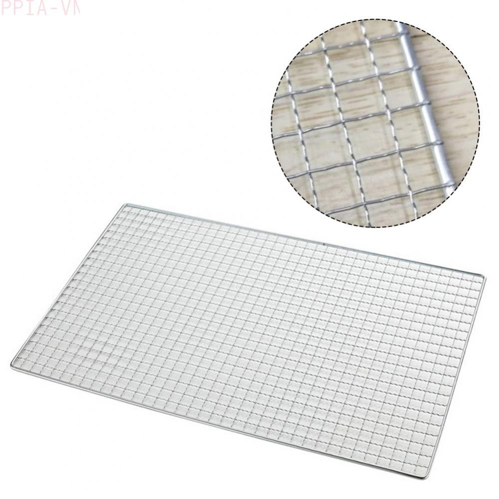 [PPIAVN]Korean Style Stainless Steel BBQ Grate Mesh Net for Authentic Grilling[Ready stock]