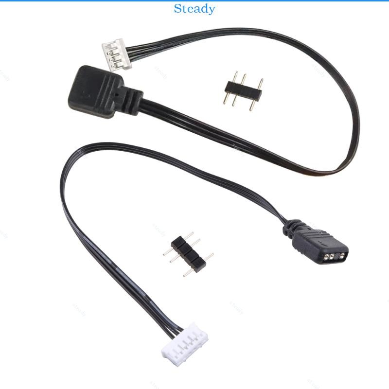 Fan Controller Adapter Cable 4Pin/6Pin to 5V ARGB 3Pin Converter