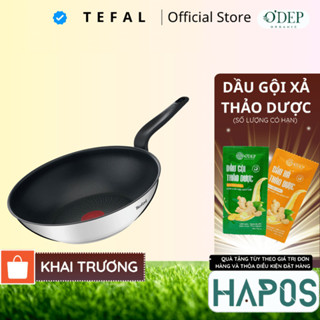  Chảo xào chống dính inox đế từ đáy sâu lồng 28cm Tefal Primary E3091904 - Hàng chính hãng - HAPOS HOF 