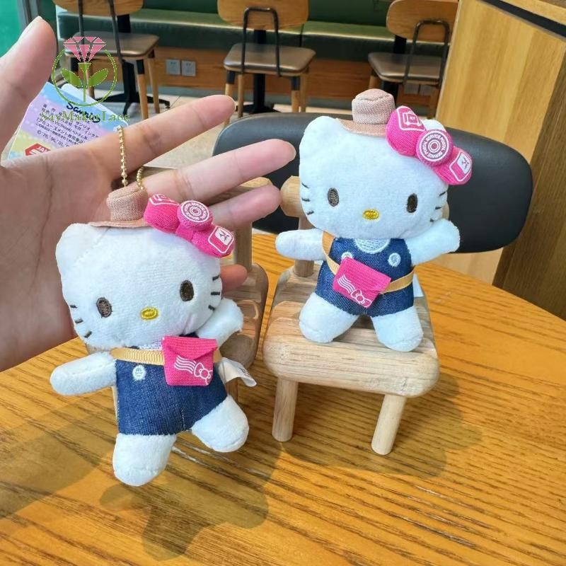 [SayMakerLace] Búp Bê Face Chain Backpack with Jeans & Hello Kitty Pouch - Cute Gift