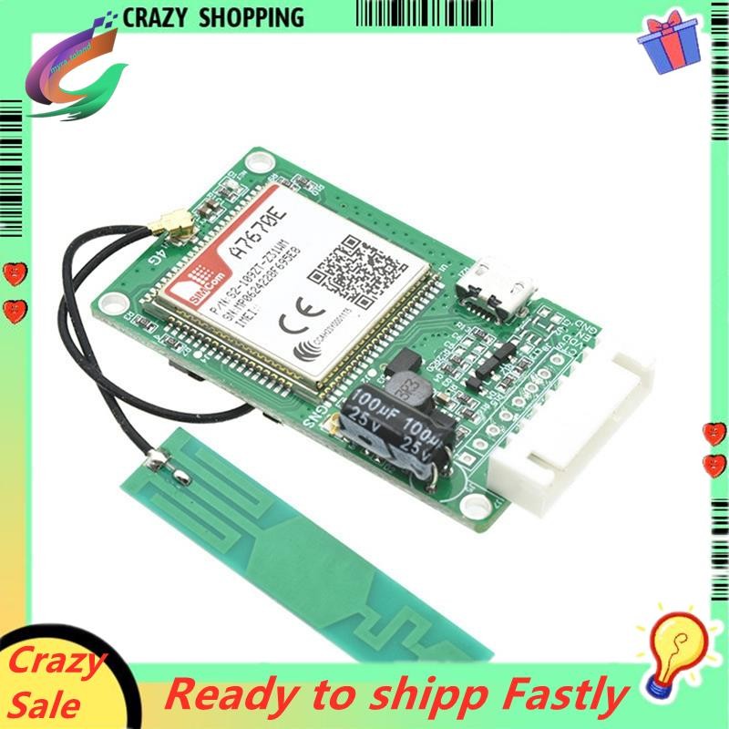 Mô-đun SIMCOM A7670E 4G LTE Cat1 A7670E 4G LTE Cat1 có khe cắm thẻ SIM TTL UART 2G LTE-FDD B1 / B3 /