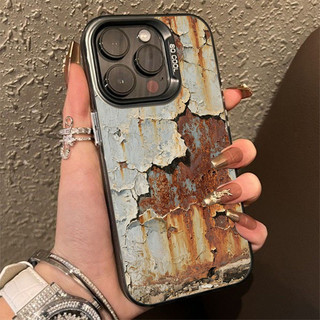  Dành Cho Infinix Smart 10 9 8 7 5 6 Hot 50i 40i 30i 30 Chơi NFC Tecno Spark 30C 20C 10 Spark GO 2 1 2024 2025 Note 30 40 Pro Camon 20 Thời Trang Retro Rusty Thiết Kế In IMD Cứng Bao da 