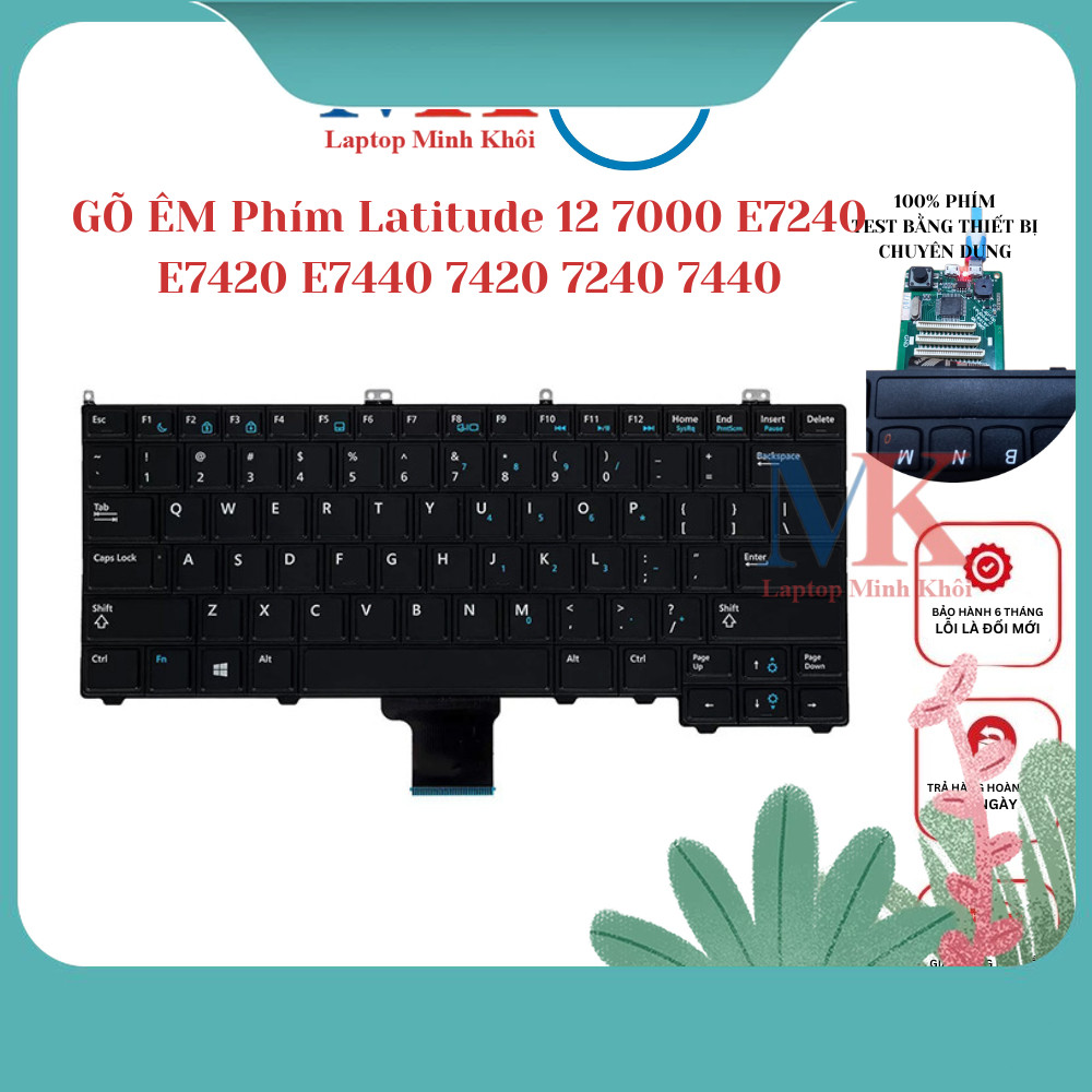 Bàn Phím Dell Latitude 12 7000 E7240 E7420 E7440 7420 7240 7440