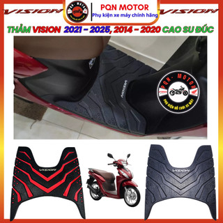 Thảm Lót Chân Cao Su Xe Vision 2014–2025 – Chống Trượt, Dày Đẹp, Gắn Chuẩn Từng Đời Xe, Dễ Vệ Sinh