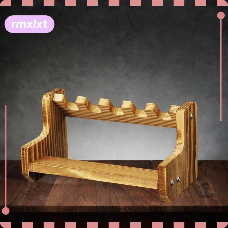 Gỗ Thu Nhỏ Súng Bắn Súng Mô Hình Giá Đỡ Súng Cầm Tay Người Tổ Chức 5 Khe Đa Lưới