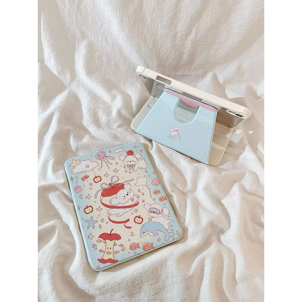 Ốp Lưng iPad quay 720 độ vỏ lật bằng iPad Air 1 2 3 4  Gen 5 6 7 8 9 10 Pro 11" đáng yêu Siêu bền có