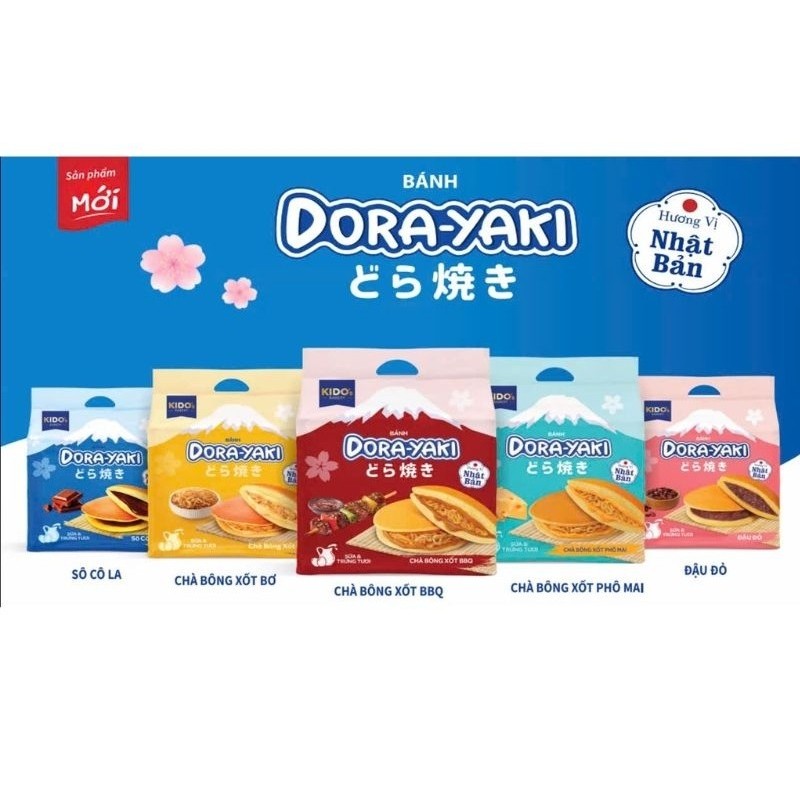 Túi 5 cái bánh DORAYAKI KIDO’S 150g (CÁC VỊ)