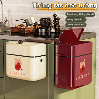  Thùng rác treo tường nhà bếp - Chống mùi dung tích lớn,thiết kế thông minh tiện dụng cho phòng tắm tủ bếp 