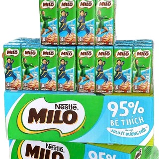  SIÊU SALE - SỮA MILO LÚA MẠCH ÍT ĐƯỜNG 180ML THÙNG 48 HỘP DATE MỚi 6.2026 