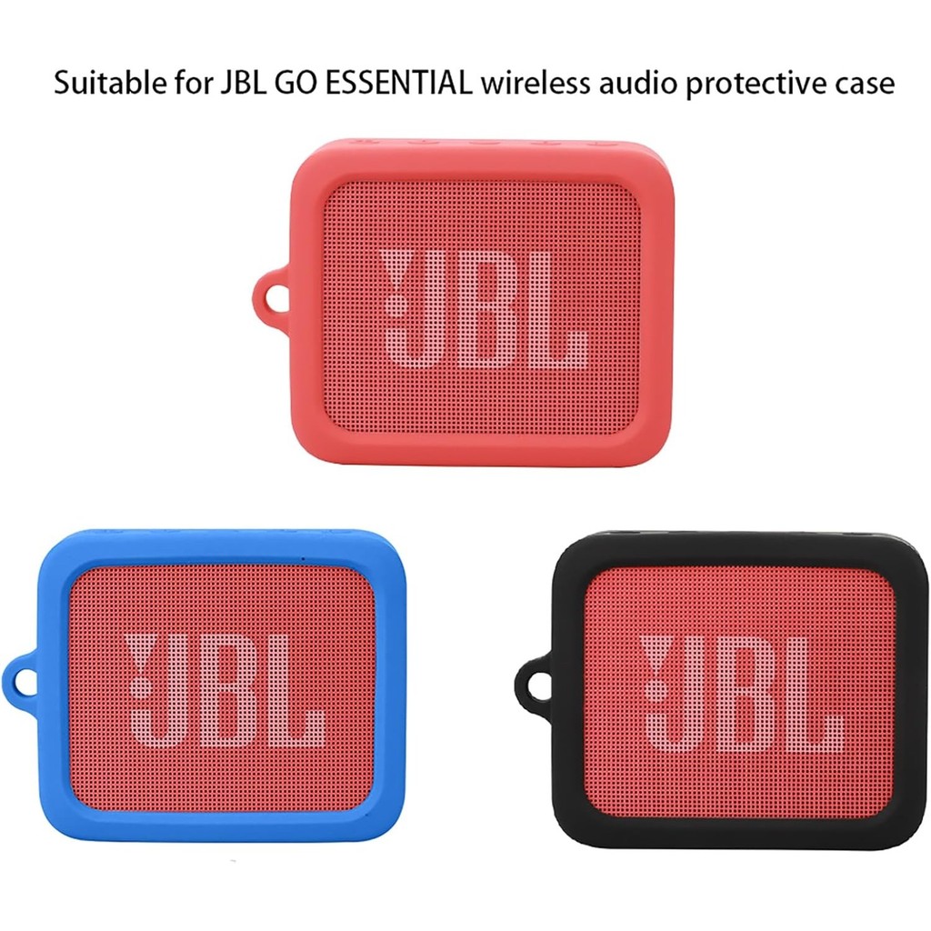 Ốp Silicon Cho Loa JBL GO ESSENTIAL, Vỏ Bảo Vệ Thân Thiện Với Da Mềm Cho JBL GO ESSENTIAL 2, Vỏ Bảo 