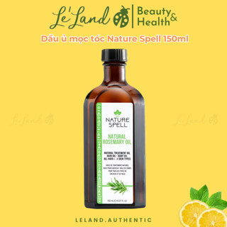 Dầu ủ mọc tóc Nature Spell Rosemary Oil For Hair & Skin 150ml giúp tóc khoẻ, bóng tóc thành phần tự nhiên