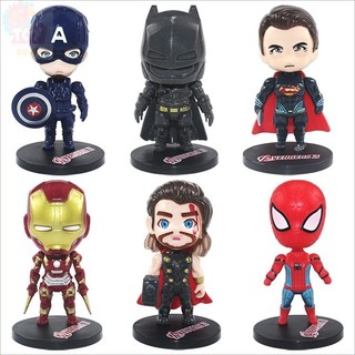 Mô hình nhân vật siêu anh hùng marvel 8cm