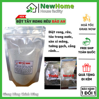 Bột Tẩy Rong Rêu Bảo An, Tẩy Sạch Rong Rêu Bám Trên Sân Nền Xi Măng Gói 500 Gram
