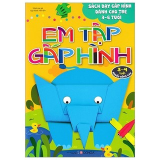 Sách em tập gấp hình 3-4 tuổi - nâng cao