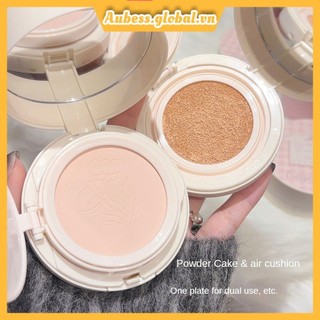  Coza Full Độ Phủ Kem Nền Thiết Lập Phấn 2 Trong 1 Mặt Kem Bb Cushion Chống Thấm Nước Gege Gấu Đệm Nền Có Gương 