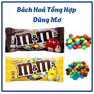 Kẹo socola m&m socola đậu phộng m&m socola sữa m&m 37g | bách hoá tổng hợp dũng mơ