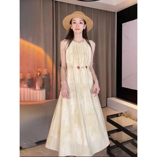 Rừng Thông Hổ Phách Phụ Nữ Mới Mùa Hè Khí Chất Thời Trang Váy Thắt Lưng Thích Hợp Thiết Kế Váy Tiên Nữ