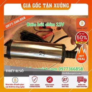 Máy bơm dầu diese, dầu lửa hút chìm, bơm ngập nước 12v 40w 12l/min
