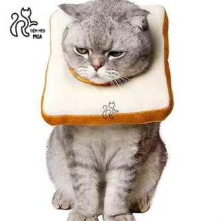 Gối chống liếm/ vòng cổ chống liếm bánh sandwich cho thú cưng - Tiệm Mèo Moa