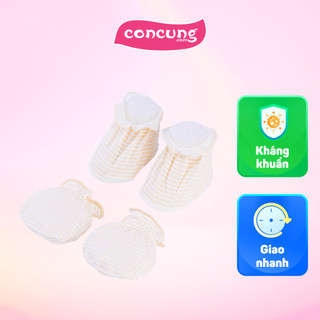 Bộ bao tay chân sơ sinh thun animo ba1022047