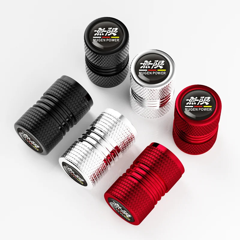 4 Cái / lốc Mugen Lốp Bánh Xe Van Mũ Bụi Vành Lốp Thân Có Cho Mugen Power Civic Accord CRV Hrv Jazz 