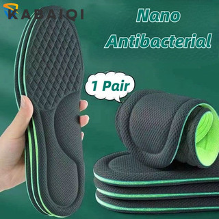 Miếng Lót Giày Khử Mùi Nano 4D Siêu Mềm Thoáng Khí Thấm Hút Mồ Hôi