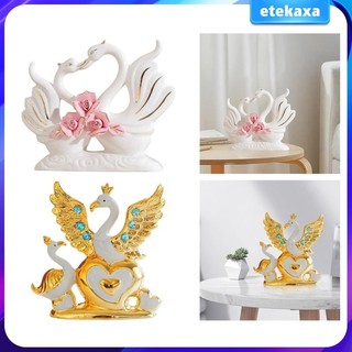 Tượng Thiên Nga Động Vật Trang Trí Bàn Bộ Sưu Tập Trung Tâm Thủ Công