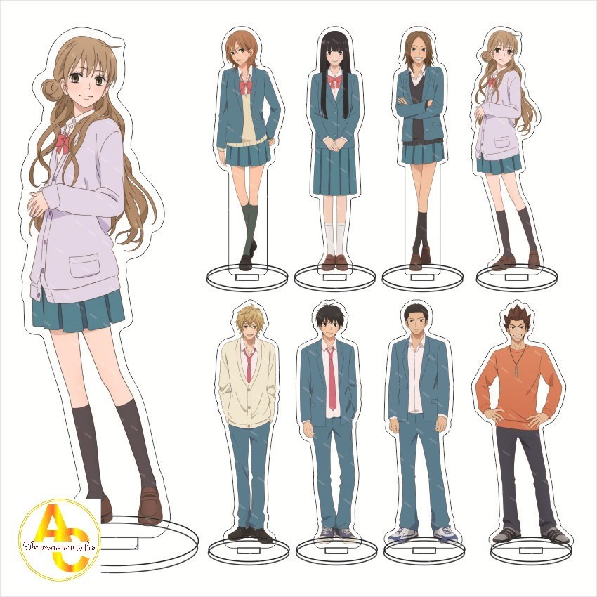Kimi Ni Todoke Acrylic Đứng Kuruma Sawako Kazehaya Shouta Hình Hiển Thị Anime Hàng Bộ Sưu Tập Dễ Thư