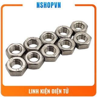 Đai ốc inox 304 m2 | m3 | m4 | m5