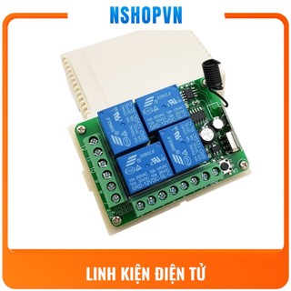 Bộ điều khiển RF 433Mhz 12VDC 4 kênh (Không kèm remote)