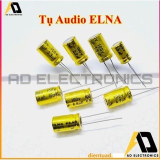 Tụ âm thanh audio Elna không phân cực, tụ phân tần loa treble diy speaker from dientuad