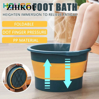 [MBH]Chậu Ngâm Chân Tròn Gấp Gọn Không Nắp MẪU MỚI , Bồn Ngâm Chân Thiết Kế Nhiều Hạt Giúp Giảm Tê Buốt - trọng lượng nhẹ giảm đau dung tích lớn