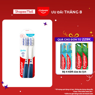 Bộ 2 Bàn chải Colgate Gentle Gum Expert lông dày siêu mềm, ôm sát nướu, giảm chảy máu