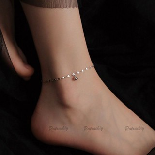 🌈Patrackiy✨Lắc chân may mắn đính hạt đơn giản thời trang mùa hè dành cho nữ